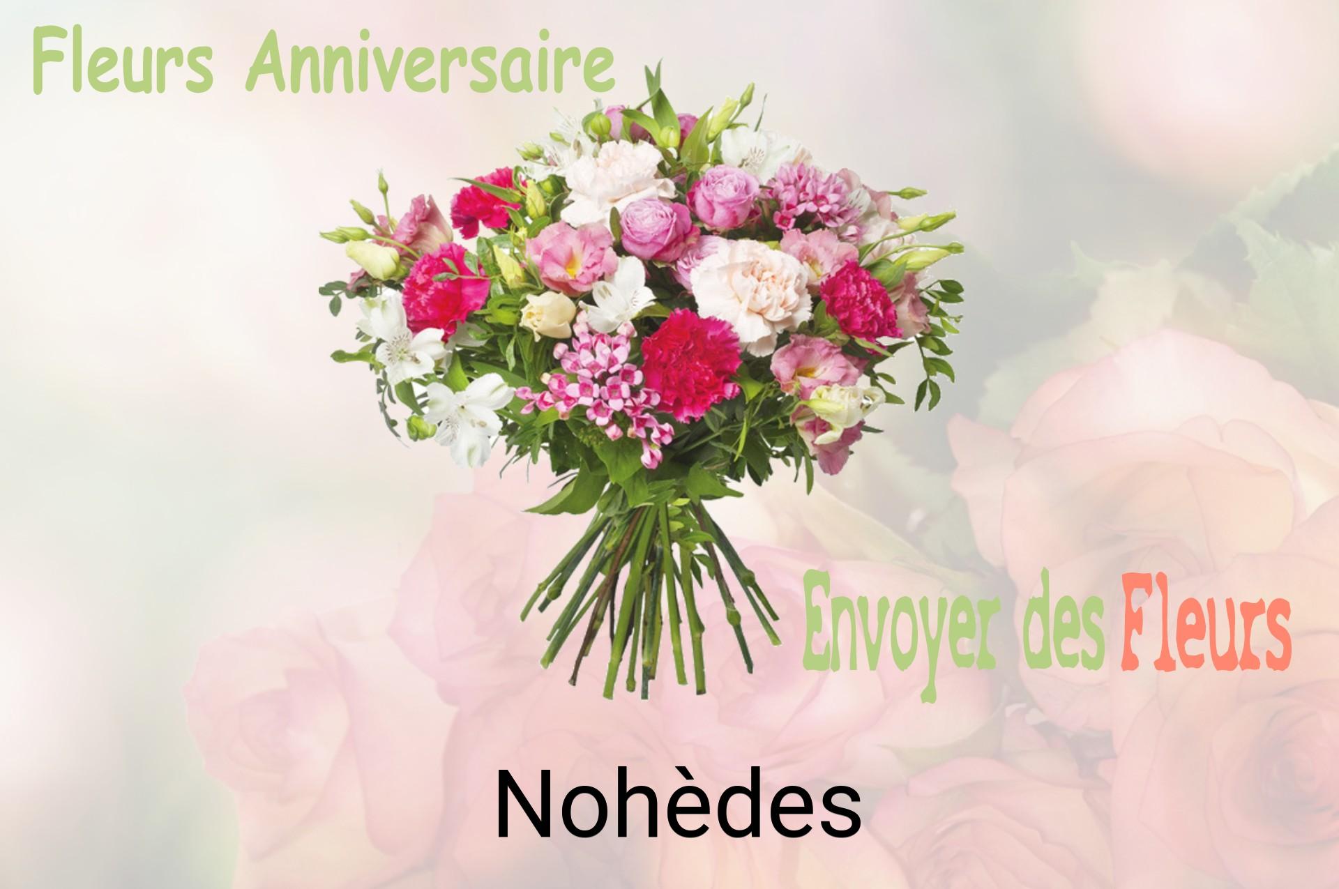 Bouquet de fleurs d’anniversaire livré à Nohèdes